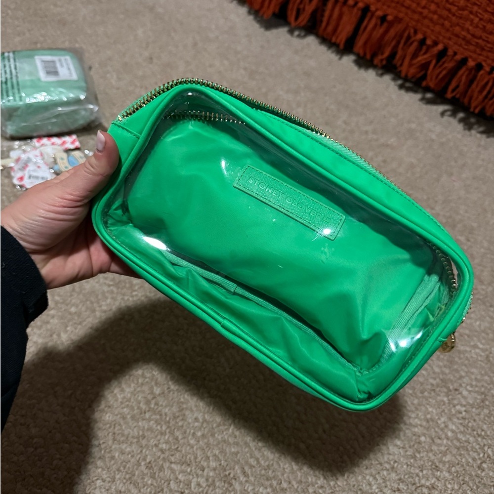 Stoney clover lane avocado small clear front pouch